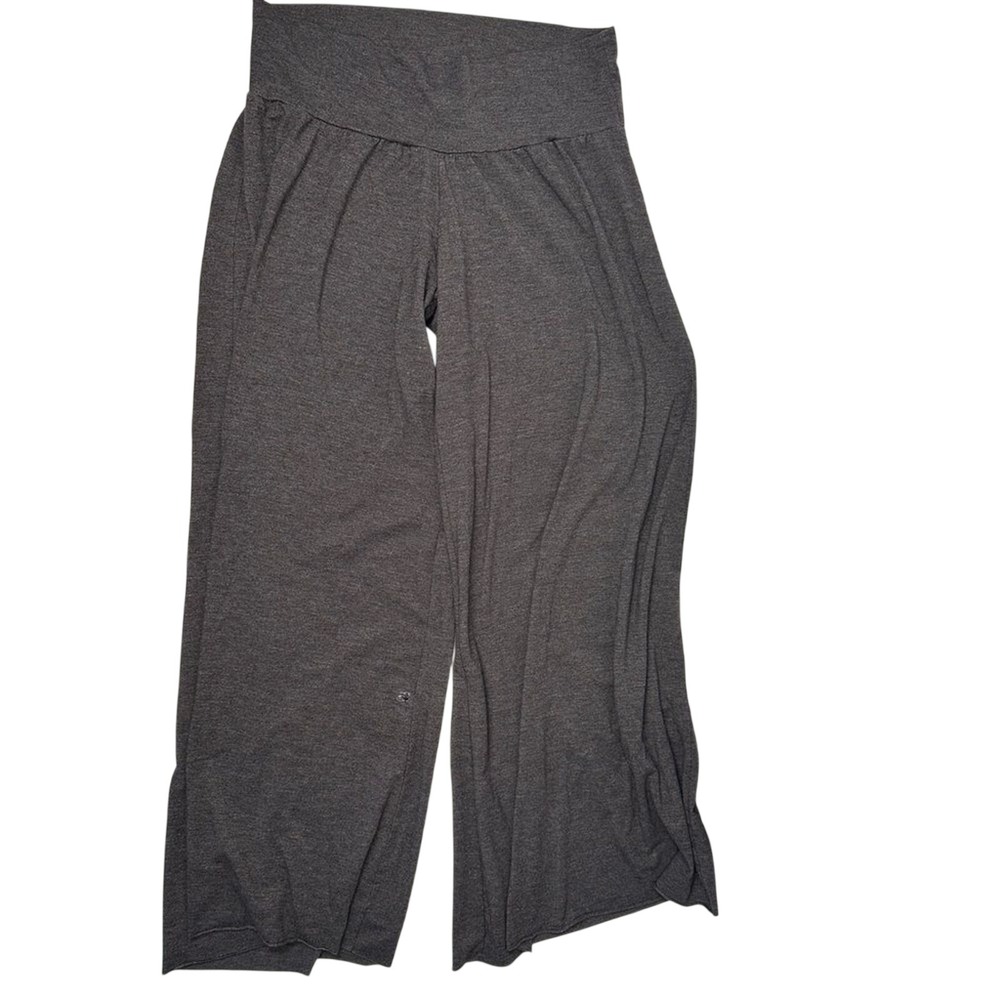 Xhilaration Womens XXL Charcoal Grey Wide Leg Lounge Pants Yoga Waistband